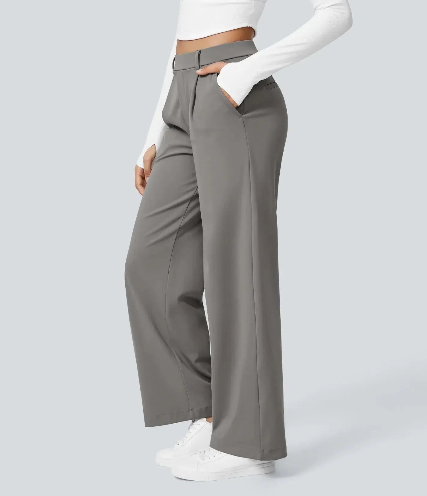 [BEENTRILL]★VELOA STRAIGHT FIT TRAINING PANTS Straight Leg Trousers OFF WHITE Woman NTW81484630WAS42B013 | Fay